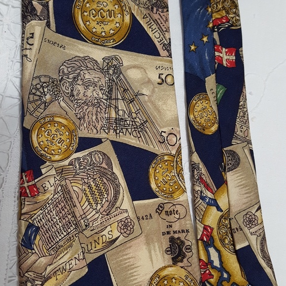 Luxury Hugo boss 100% silk tie original $128 Italy - Picture 2 of 8